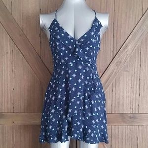 Lov Posh Blue Printed Dress